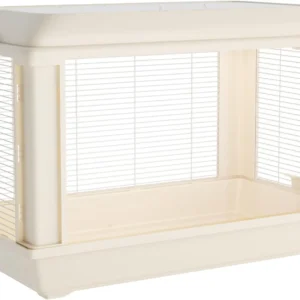 24-Inch Hamster Cage – Transparent Small Pet House for Mice & Hamsters