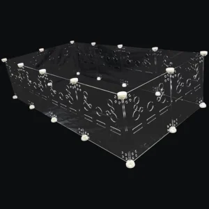 Acrylic Guinea Pig Cage – Clear, Easy Clean, 24x47in for 2 Pets